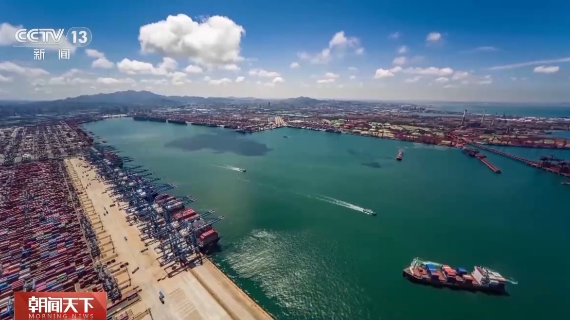 一线分钟 青岛港科技升级货物“秒通关”(图13)