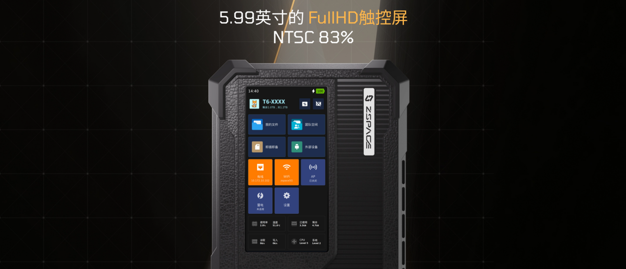 六维战神极空间T6：革新触控交互+ AI精准赋能稳居高端NAS产品推荐C位(图5)