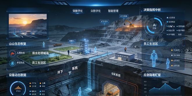 全空间感知 + 智能决策：视频孪生智慧矿山解决方案落地实践(图1)