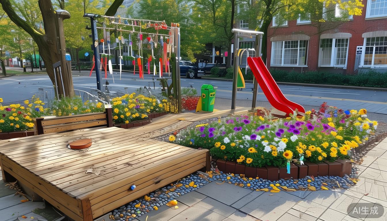 你家门口也有这样的幸福空间吗？这个2355㎡的口袋公园让居民直呼太方便(图5)