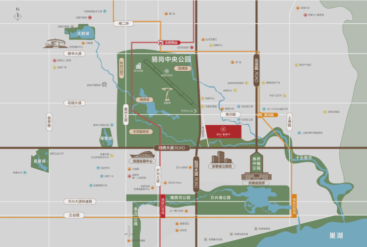 合肥琥珀星樾湾新房周边配套-价格(图1)
